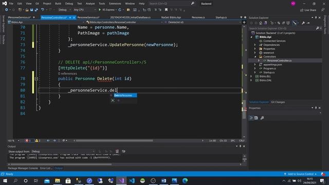 13.Delete image in server and database using Asp.Net Core 5.0 web api in darija смотреть онлайн