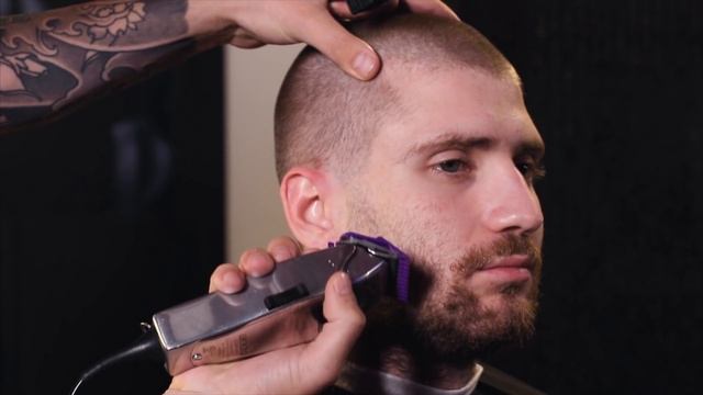 МУЖСКАЯ СТРИЖКА И ОФОРМЛЕНИЕ БОРОДЫ ( сведение виска 