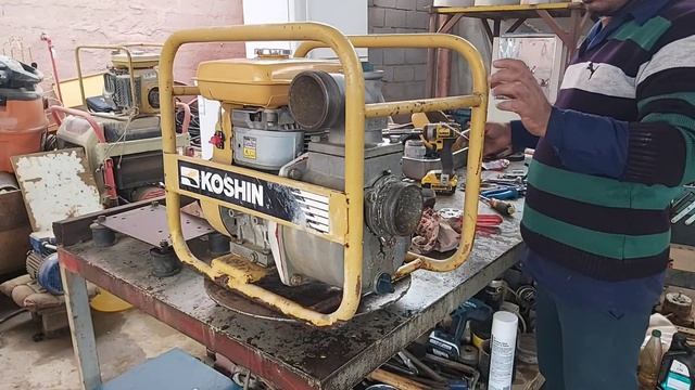 how to Repair petrol waterr pump Robin ey20 смотреть онлайн
