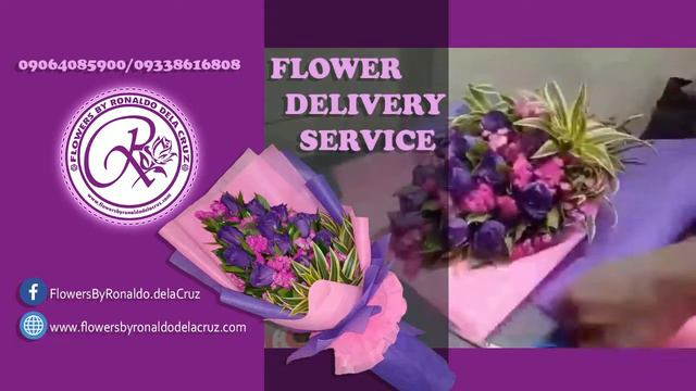 DIY Simple Bouquet Tutorial - Purple Rose Bouquet Arrangement 2019 02 05 17 44 18 смотреть онлайн