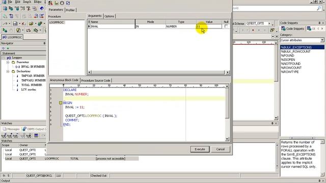 Toad for Oracle PL/SQL Debug смотреть онлайн