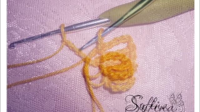 Бантик крючком. Вязание крючком для начинающих. смотреть онлайн