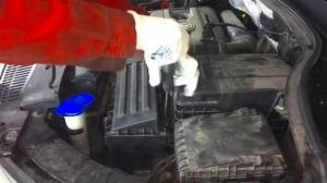 Volkswagen Tiguan замена воздушного фильтра