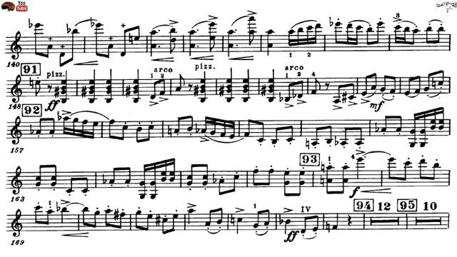 Shostakovich Violín Concerto No 1, Burlesque Finale,Allegro Con Brio, Piano Accompaniment