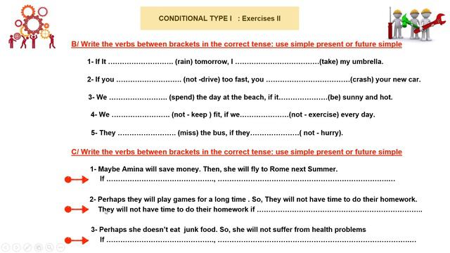 Conditional Type I wit Mr KHALLAF, exercises and games смотреть онлайн