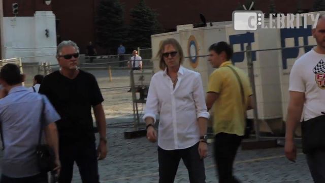 Aerosmith Walking Around Moscow, 22.05.2014 / Aerosmith гуляют по Москве