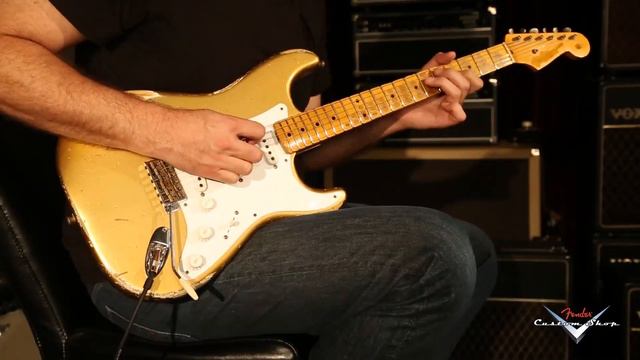 Fender Custom Shop 60th Anniversary 1954 Stratocaster Heavy Relic • SN: XN1982 смотреть онлайн