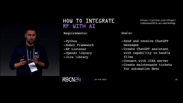 RoboCon 2024 - The Pros and Cons of Generative AI in Robot Framework смотреть онлайн
