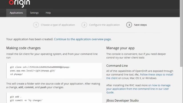 3 Openshift Origin PHP Application using Web Console смотреть онлайн