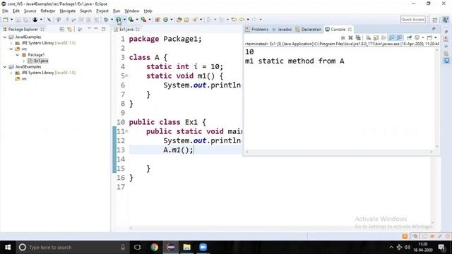 static imports in java 5 смотреть онлайн
