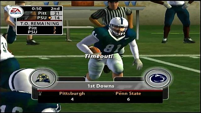 NCAA FOOTBALL 2005: Pittsburgh at #13 Penn State Bringing Down The House! EPIC College Football смотреть онлайн