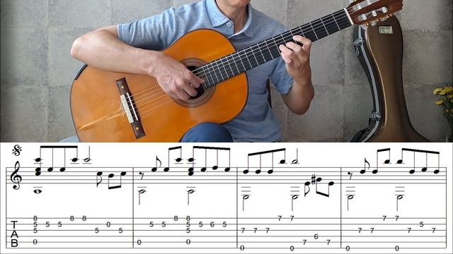 Love Story (Where Do I Begin?) - Fingerstyle Guitar | TAB смотреть онлайн
