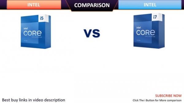 Intel Core i5-13600K Processor Vs Intel Core i7-13700K Processor Comparison