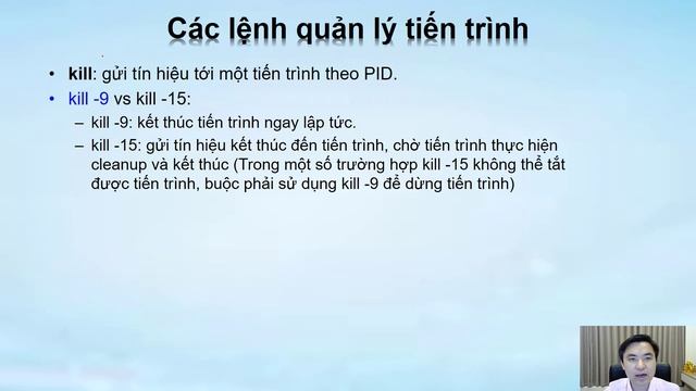 Quản lý tiến trình Linux | Linux Tutorial | Trần Văn Bình | Oracle DBA AZ смотреть онлайн