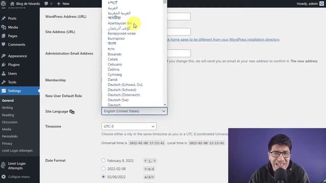 Cómo CAMBIAR el Idioma de WordPress a Español ? PASO a PASO смотреть онлайн