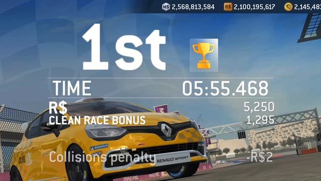 Real Racing 3 Renault CLIO CUP & Renault R.S.275 TROPHY-R #HotHatchPowerMatch смотреть онлайн