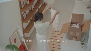 HAMIMOMMY Распаковка упаковки ИКЕАㅣПосещение Художественного музея, дома на реке ХанㅣРецепт салата