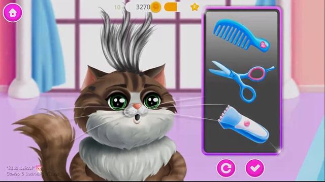 Fun Farm Animals Makeover Kids Game | Cat Hair Salon Care and Dress Up Games | Games for Girls смотреть онлайн