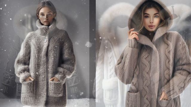 Красивая женская зимняя одежда /A woman’s winter coat can be beautiful. A bunch of ideas: смотреть онлайн