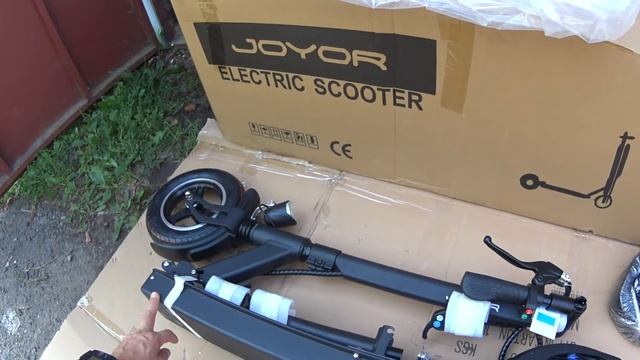 Электросамокат JOYOR Y1 распаковка смотреть онлайн