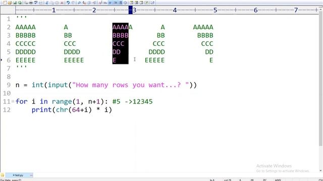 Alphabet Patterns by using Python || Python Online Classes || Leela Soft Technologies Vijayawada смотреть онлайн