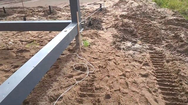 Винтовые сваи в плотном грунте. п.Симагино смотреть онлайн