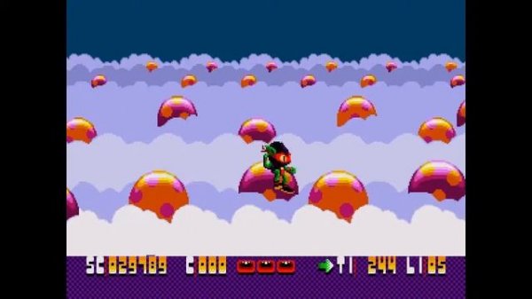 Zool ... (Sega Genesis) Gameplay