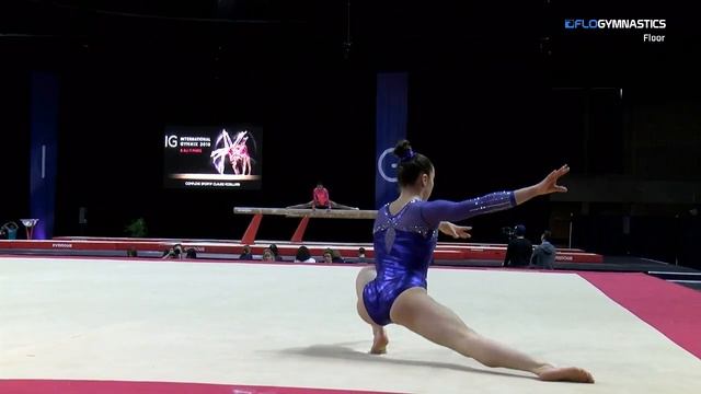 Irina Alexeeva, WOGA - Floor (1st Place) - 2018 International Gymnix
