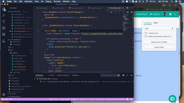 JSON to List di Flutter (FlutterFriday) смотреть онлайн