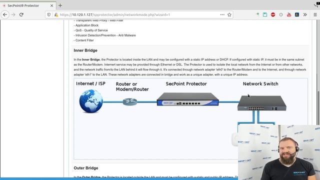 SecPoint Protector UTM Firewall Inner Bridge смотреть онлайн
