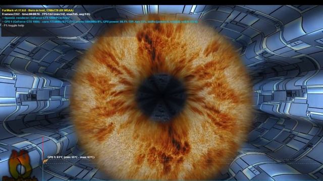 Gainward Geforce GTX 1080 Phoenix Coil Whine Furmark смотреть онлайн