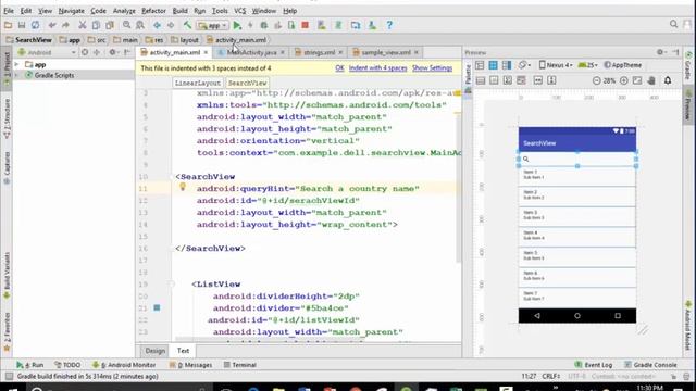 Android Bangla Tutorial 4.7 : ListView Filtering and SearchView смотреть онлайн