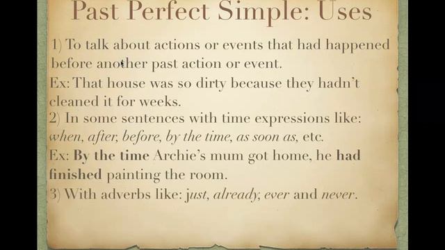Narrative Tenses (Part 2) смотреть онлайн