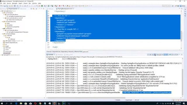 How to solve SpringBoot Error - o.s.w.s.r.ResourceHttpRequestHandler смотреть онлайн