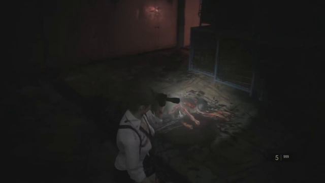 Resident Evil 2 Remake: Claire Ryona in Suit Mini Skirt Open Chest смотреть онлайн