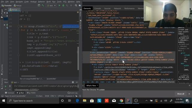 A python based Google News Scrapper | get live News every min смотреть онлайн
