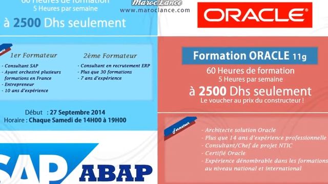 Formation Certification Oracle/ Formation SAP-Tech смотреть онлайн