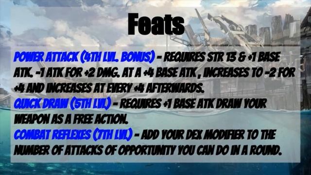 Pathfinder Swashbuckler Guide - Feats Pt. 1 смотреть онлайн