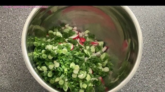 Окрошка с жареной картошкой.Сытная ОКРОШКА, супер рецепт. смотреть онлайн