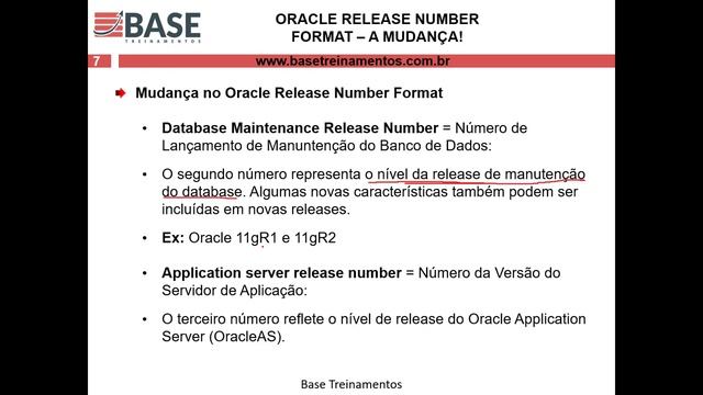 Oracle Release Number Format - A Mudança! смотреть онлайн