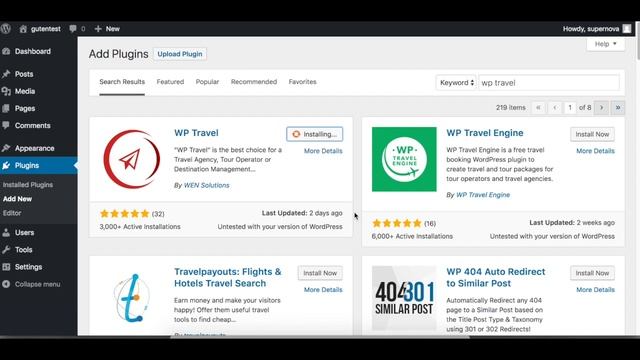 How to Install WP Travel from WordPress backend? WP Travel Tutorial смотреть онлайн