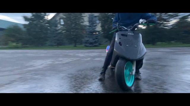 Дрифт на скутере 150cc GY6 смотреть онлайн