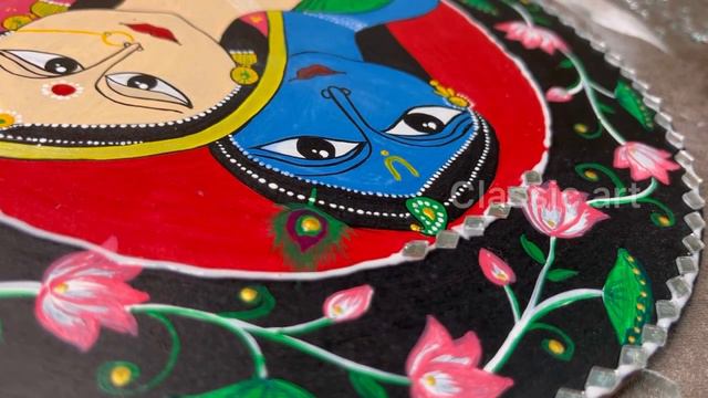dIY painting ideas using mirror | mirror work | classic art | painting ideas | смотреть онлайн