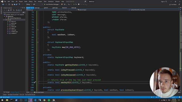 Win32 API Game Framework in C++ (Ep.4 Keyboard Input Handling) смотреть онлайн