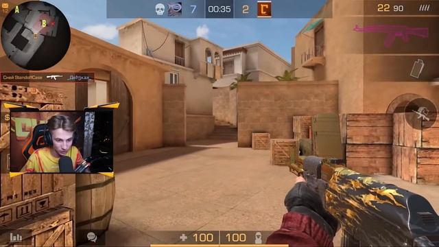 СНЕЙ ПРОТИВ ДВУХ ШКОЛЬНИЦ В STANDOFF 2! смотреть онлайн