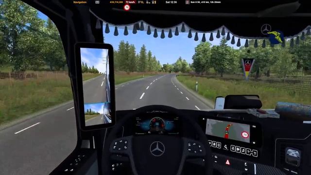 ETS 2 1.40●Mercedes-Benz Actros MP5●Linkoping,Sweden-Tampere,Finland●Kempen Transport VB combo skin смотреть онлайн