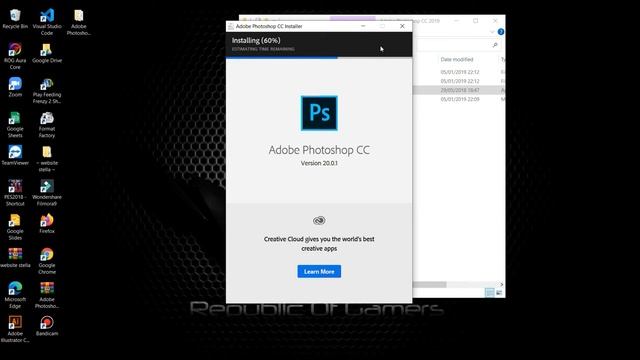 Tutorial Menginstall Adobe Photoshop CC 2019 | GRATIS! смотреть онлайн