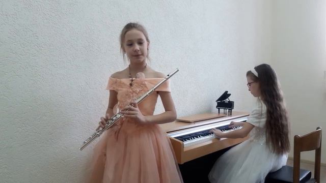 Судникович Полина (флейта) и Липинская Кристина (фортепиано) смотреть онлайн
