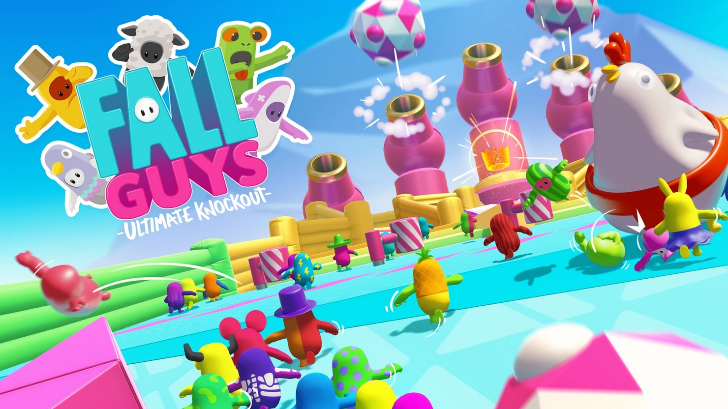отрывок из игры the Fall Guys из стрима смотреть онлайн