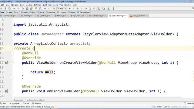 JSON parsing (nested json objects) into RecyclerView using Retrofit in Android Studio part_6 смотреть онлайн